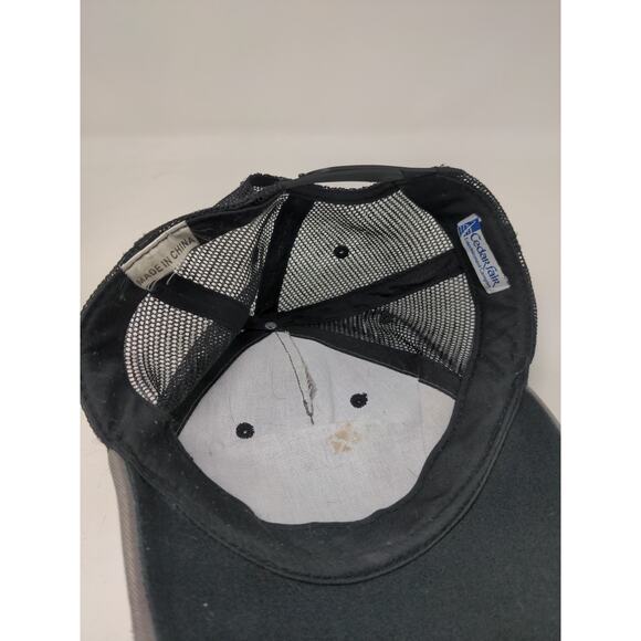 Cedar Fair Kings Island Banshee Rollercoaster Meshback Snapback Hat Distressed - Picture 8 of 11